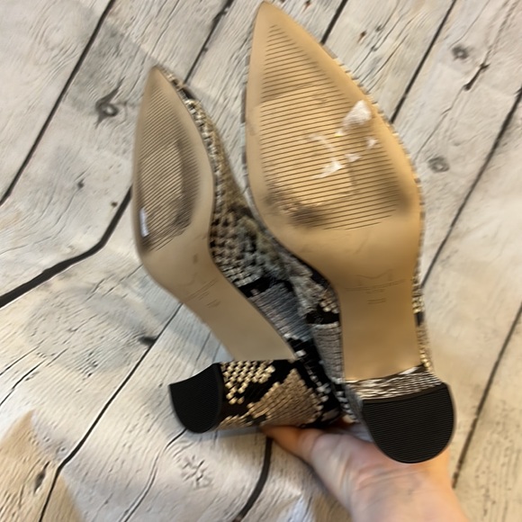 Marc Fisher Snake Print MLunno ankle booties - Picture 6 of 7